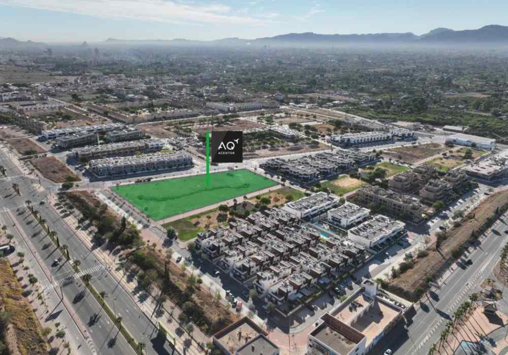 terreno donde se ubicara la nueva promocion de viviendas